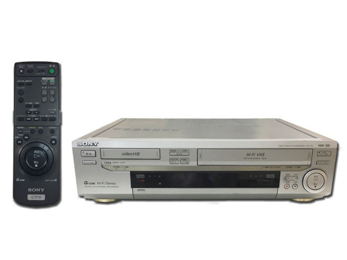 ８ミリビデオ +VHSデッキSONY　WV-H3送料無料333R